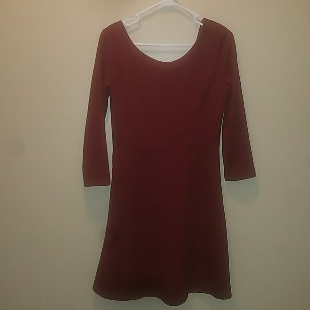 Bongo Maroon Dress